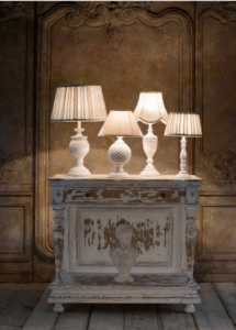 mobile con lampade shabby