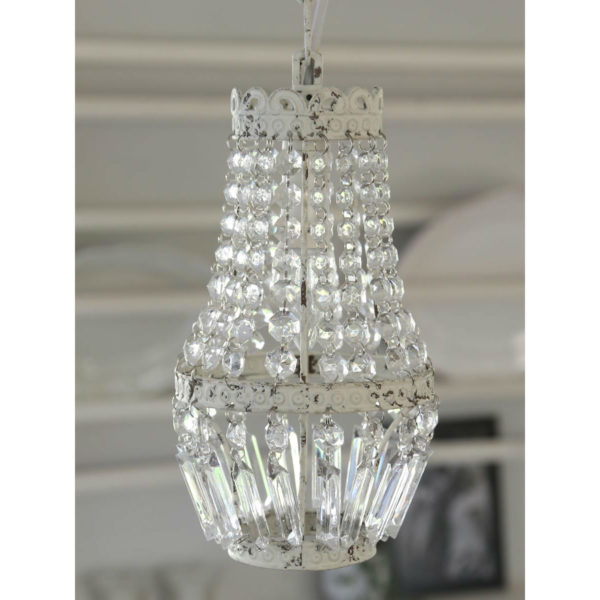 Lampadario Chic Antique con goccioline