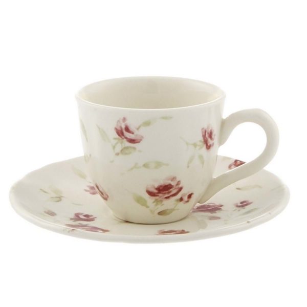 Servizio da caffè Blanc Mariclo "Floret" per 6 persone