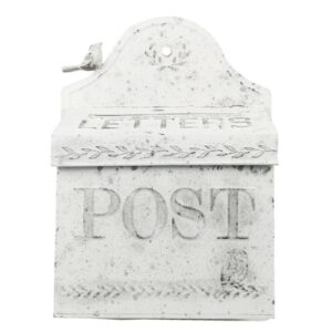 6y4782 cassetta postale 291241 cm bianco metallo buca belle lettere