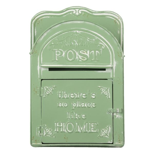 Cassetta porta posta verde Clayre & Eef