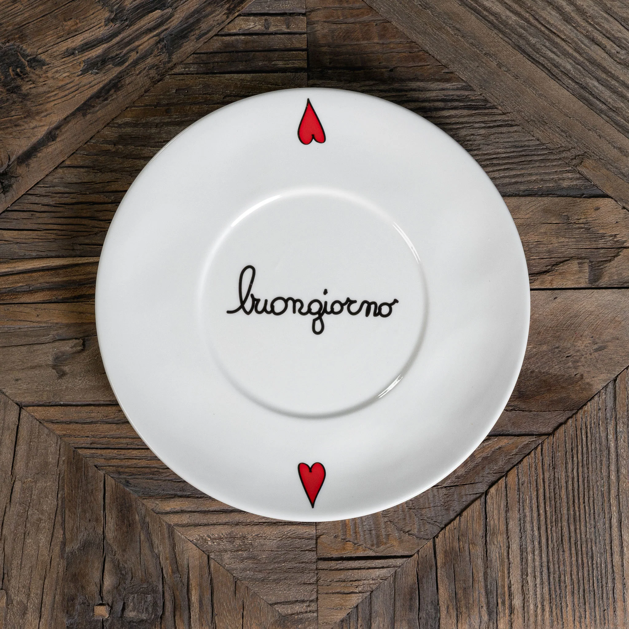 Set 2 piatti colazione Simple Day "Buongiorno" - immagine 2