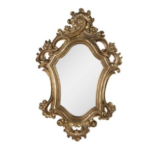62s279 specchio 30x48 cm color oro plastica grande specchio