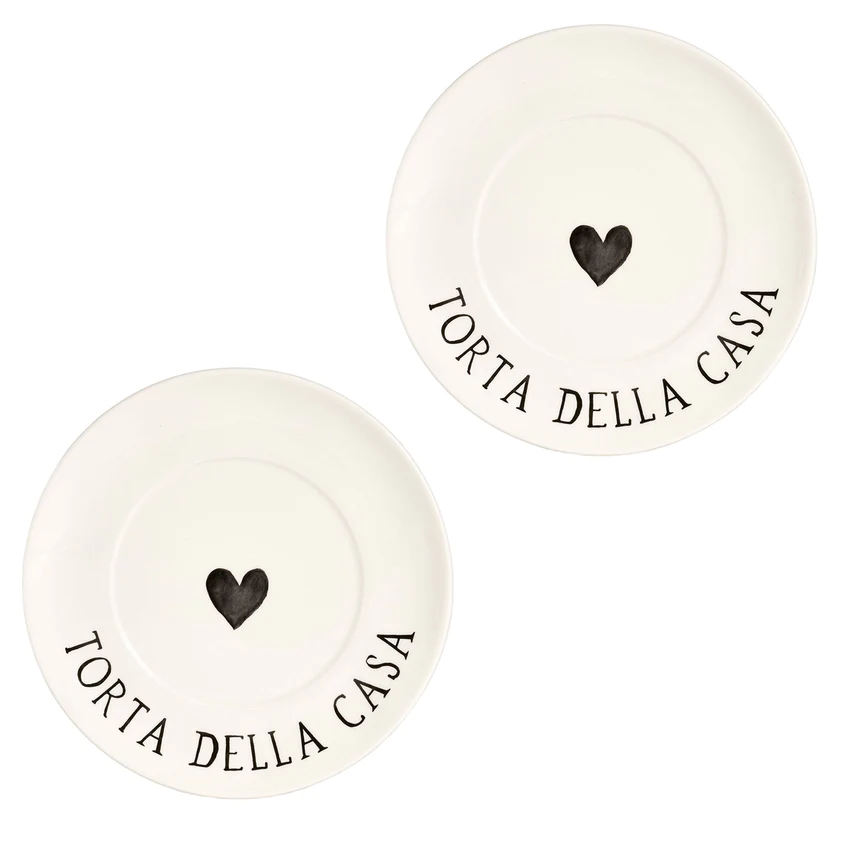 Set 2 piattini "torta della casa" Simple Day
