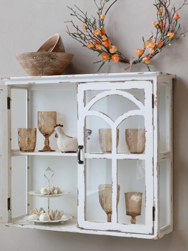 Pensile vetrinetta Chic Antique doppia anta - immagine 2