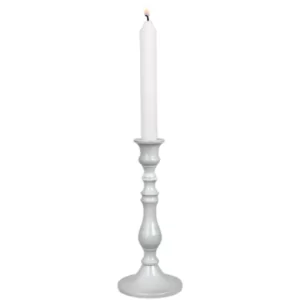 Porta candela Strömshaga "Hedda Collection" bianco antico h. 21cm