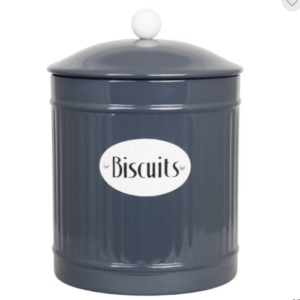 Barattolo Biscotti Strömshaga "Tin Hugo Collection" blu