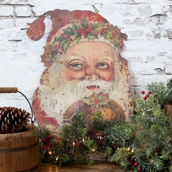 Targa Santa Claus "Vintage Collection" Chic Antique