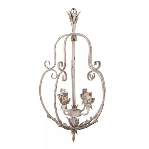 Lampadario sospensione 4 luci "cestino" Clayre & Eef