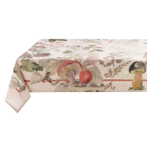 Tovaglia Blanc Mariclo con gala "Foret Enchantee Collection" 160 x 220
