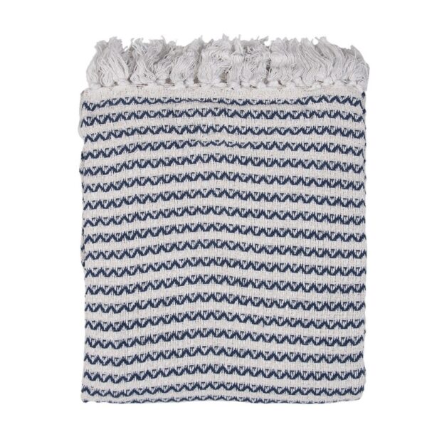 Plaid righe blu Clayre & Eef