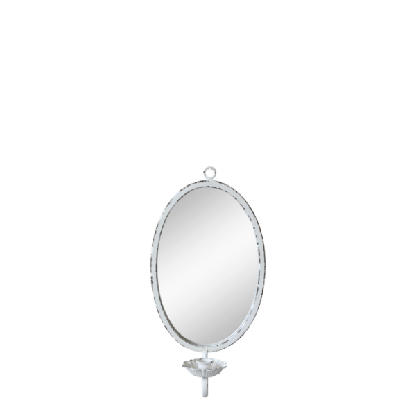 Specchio con porta candela Chic Antique - immagine 2
