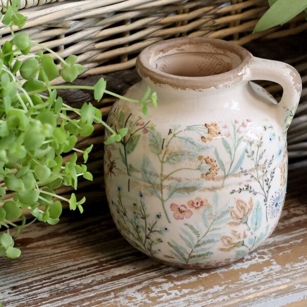 Brocca Chic Antique con motivo floreale