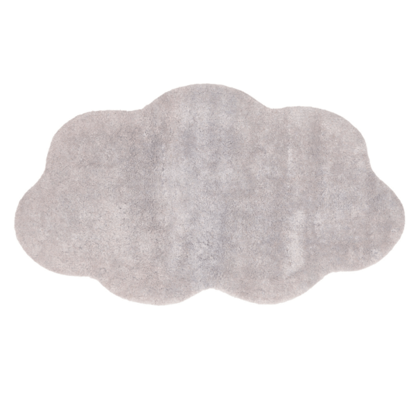 Tappetino bagno 60 x 100 Nuvole di Stoffa grigio