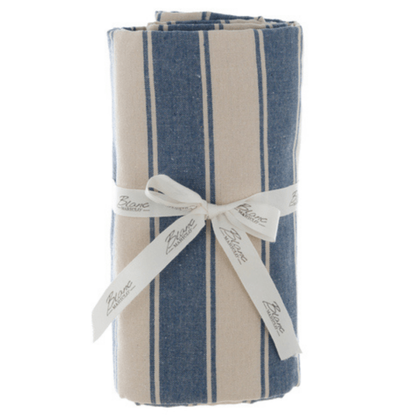 Tovaglia Blanc Mariclo 140 x 180 decoro blu "Colazione sull'erba collection"