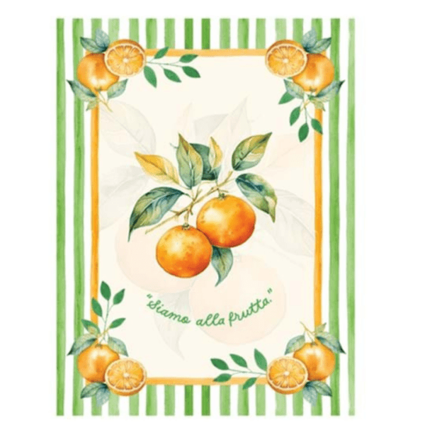 Canovaccio Blanc Mariclo 50 x 70 "Ortigia collection"