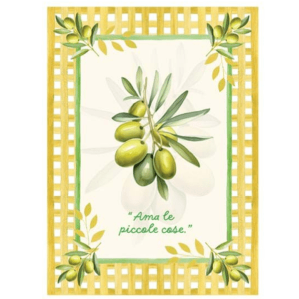 Canovaccio Blanc Mariclo 50 x 70 "Ortigia collection"