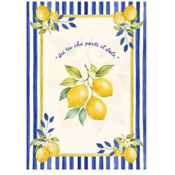 Canovaccio Blanc Mariclo 50 x 70 "Ortigia collection"