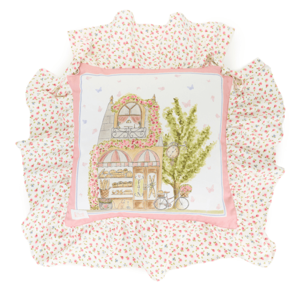 ULTIMO Cuscino sedia " La vie en rose Collection" Nuvole di Stoffa