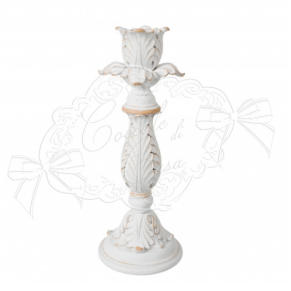 Candeliere porta candela Coccole di Casa "Pland Collection" h.22cm