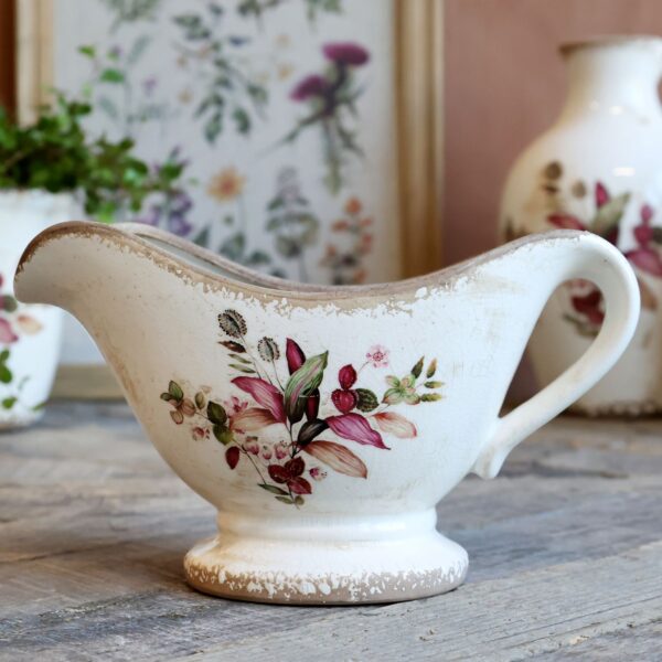 Vaso brocca Chic Antique con motivo floreale