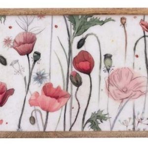 Vassoio Blanc Mariclo "Coquelicot Collection" 50 x 20