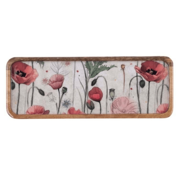 Vassoio Blanc Mariclo "Coquelicot Collection" 40 x 15