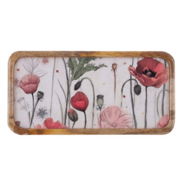 Vassoio Blanc Mariclo "Coquelicot Collection" 30 x 15