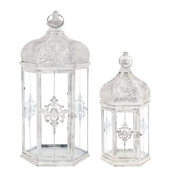 Set due lanterne Blanc Mariclo "Eleusi Collection"