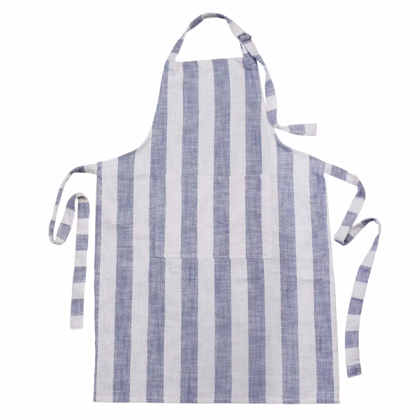 Grembiule Ida Stripe Blu/Bianco Strömshaga