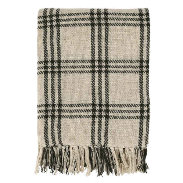 Plaid con motivo a righe Chic Antique