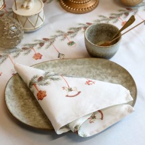 Tovagliolo in cotone "Ghirlanda" Chic Antique