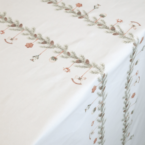 Tovaglia in cotone "Ghirlanda" Chic Antique 140 x 240 - immagine 2