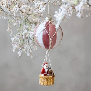Decorazione "Air Balloon w. Santa" Chic Antique