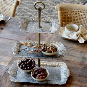 Alzata Etagère con 3 Ripiani – Chic Antique