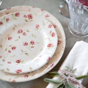 Servizio di piatti Blanc Mariclo "Floret" PIANI E FONDI
