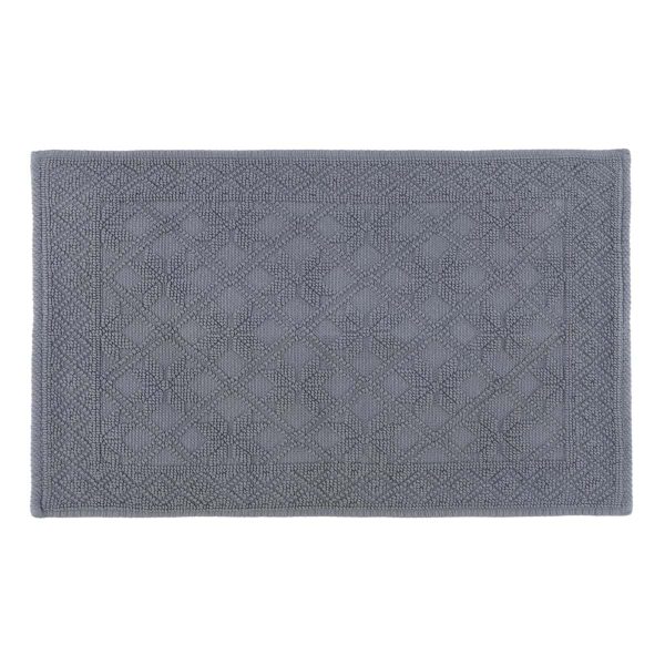 Tappetino jacquard bagno Blanc Mariclo 45 X 75 cm grigio