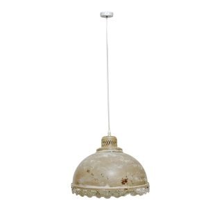 Lampadario in metallo diametro 34cm. Nuvole di Stoffa