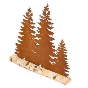 Decorazione profilo alberi di natale in metallo Nuvole di Stoffa