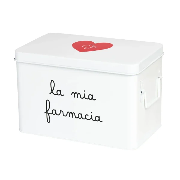 Scatola in acciaio verniciato La mia farmacia - Grande