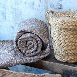 Trapuntino "Aix Quilt w. flowers" Chic Antique