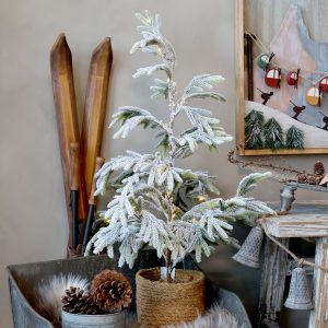 Albero di Natale con lucine Chic Antique H.85cm.