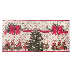 Tappeto pedana Favola di Natale Collection Blanc Mariclo 60 x 120