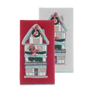 Set 2 Canovacci Blanc Mariclo 50 x 70 "Natale Collection"