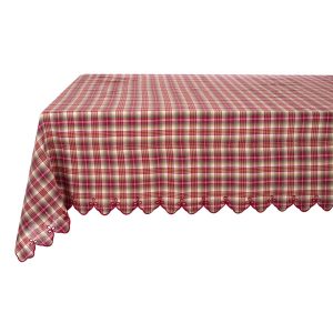 Tovaglia Blanc Mariclo 150 x 220 "Tartan Noël Collection"