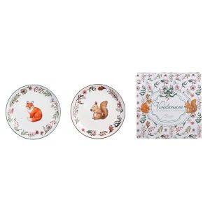 Set confezione 2 piattini dessert Blanc Mariclo "Viridarium Collection"