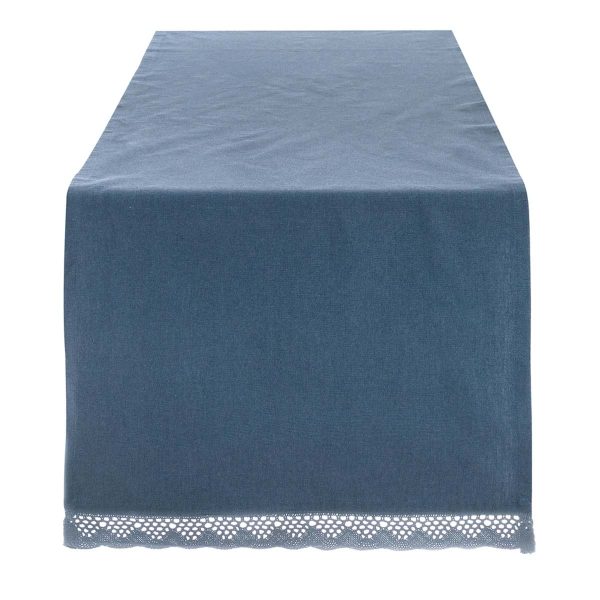 Runner con pizzo 45 x 140 Blanc Mariclo "Infinity Collection"