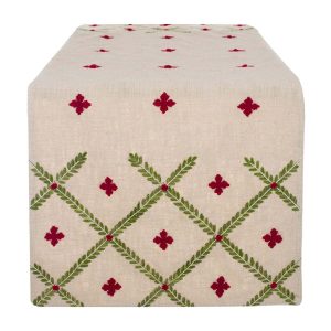 Runner Blanc Mariclo Natale "Trame Collection"