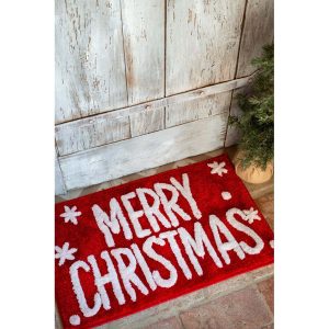 Tappetino Merry Christmas Blanc Mariclo 50 x 80