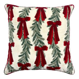 Cuscino con applicazioni Natale Collection Blanc Mariclo 50 x 50